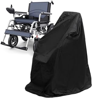 Funda impermeable Leikurvo para silla de ruedas, Oxford resistente al viento, para exteriores, 115 x 65 x 120 cm