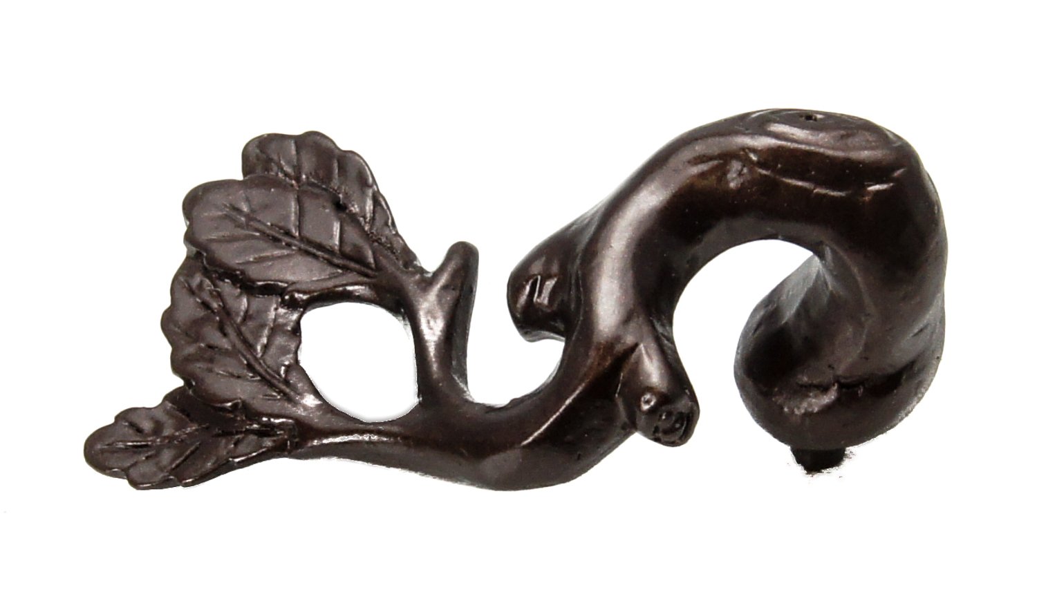 Carpe Diem Hardware 2098-12 Oak Leaves Twig Knob, Bronze