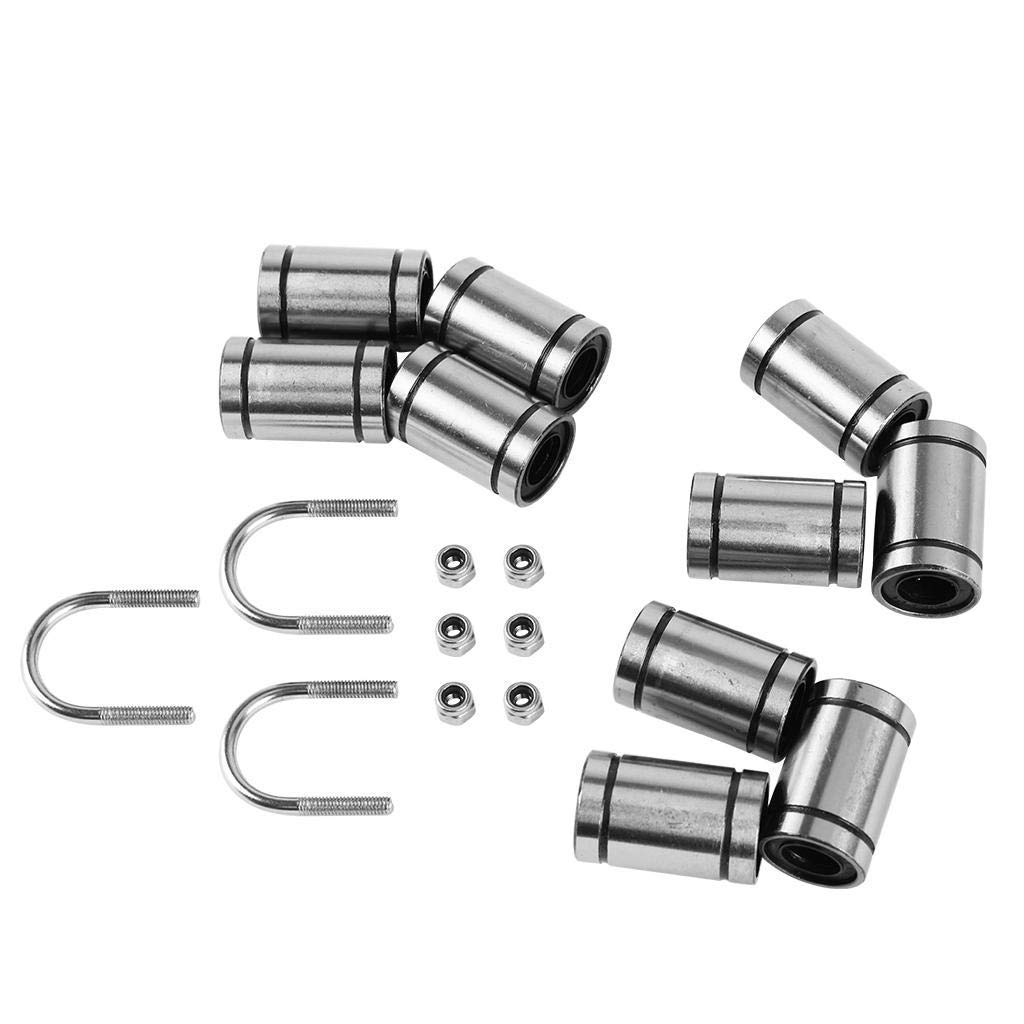 Druckerzubehör Y-Longhair 10 Lager + 3 U-Bolzen + 6 M3 Sicherungsschrauben-Kit für 3D-Druckerteile