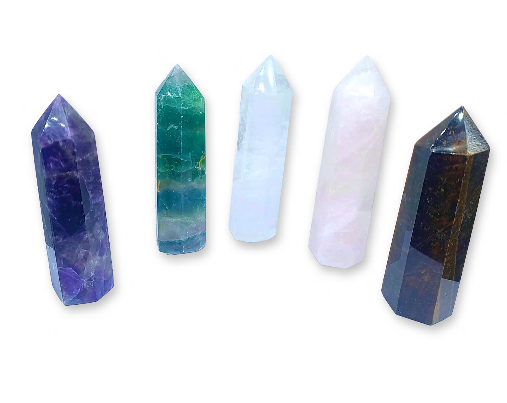 Guarigione Quarzo Rosa Pietra Reiki Torre Obelisco Elemento