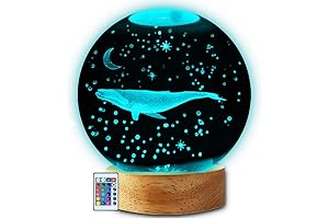 Whale Night Light for Kids' Rooms - Perfect Home Decor Gift