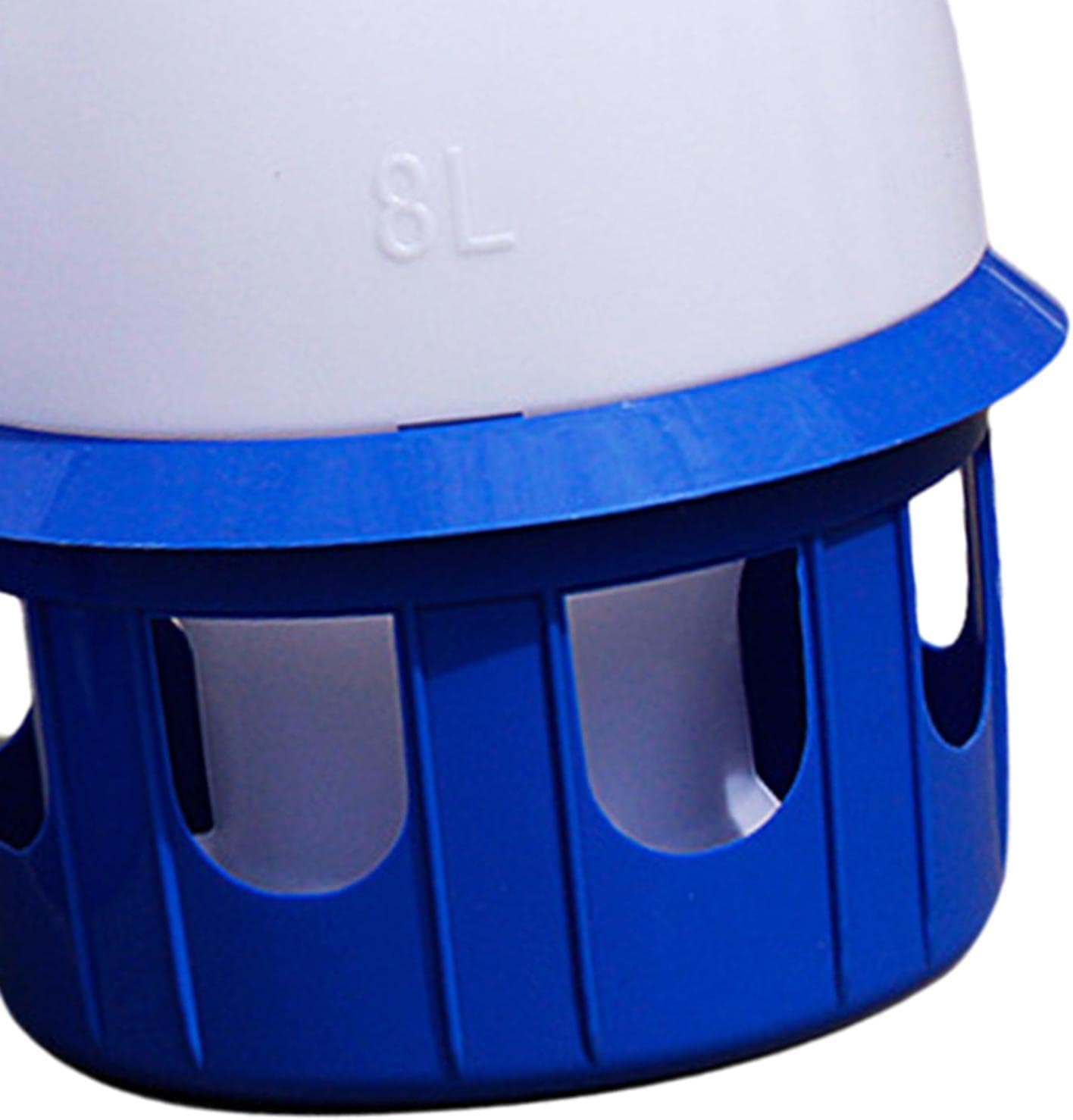 Pigeon Drinker Automatic Bird Water Dispenser Outdoor Hanging Large Capacity Water Feeder Portable Water Pot with Handle Suitable for Pet Shops Homes, 8L D 22cm H 38CM