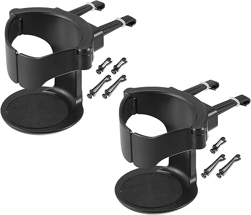X AUTOHAUX 2 uds. Soporte para taza de bebida de agua para automóvil, ajustable, universal, para coche, barco, caravana, caravana, caravana, caravana