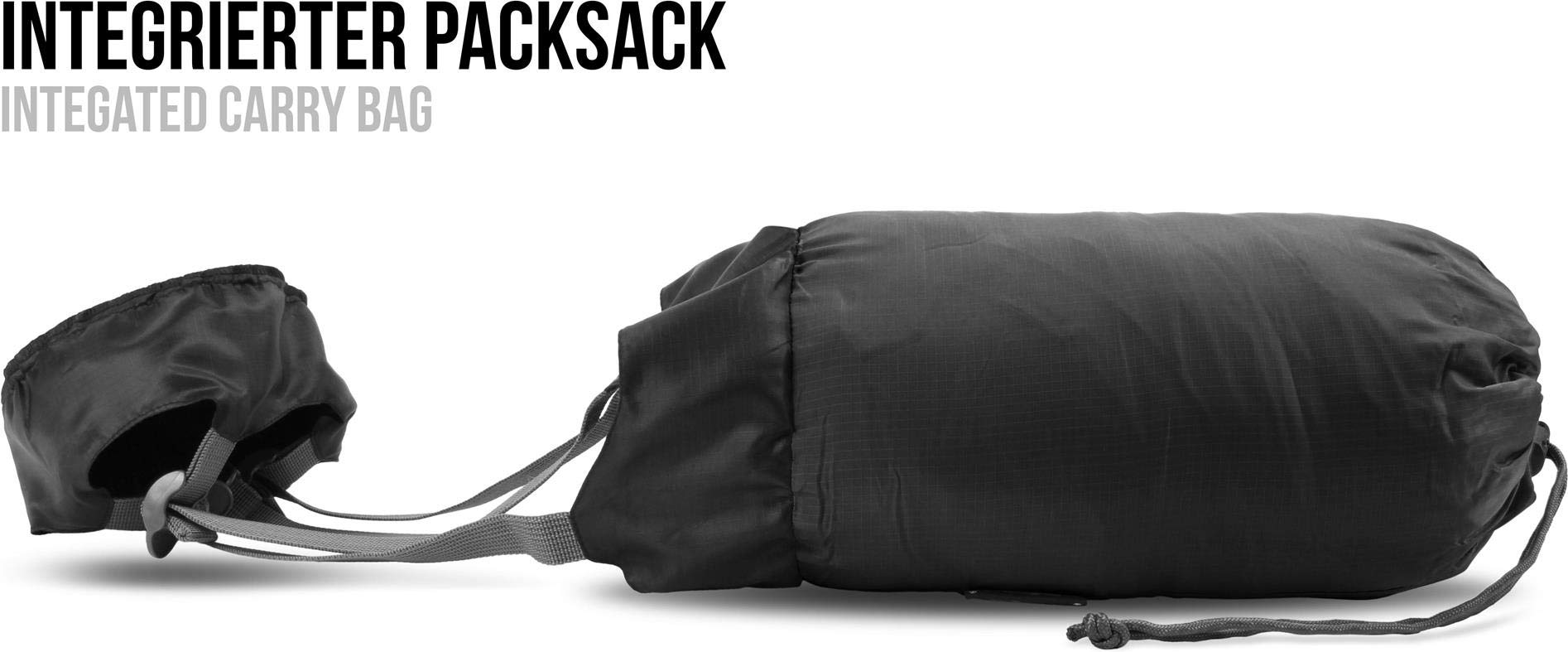 normani Ultralight Schlafsack Runty KOMPAKTE GRÖßE! 3D Mikrofaser Microtech Füllung, wasserdichter Sommerschlafsack