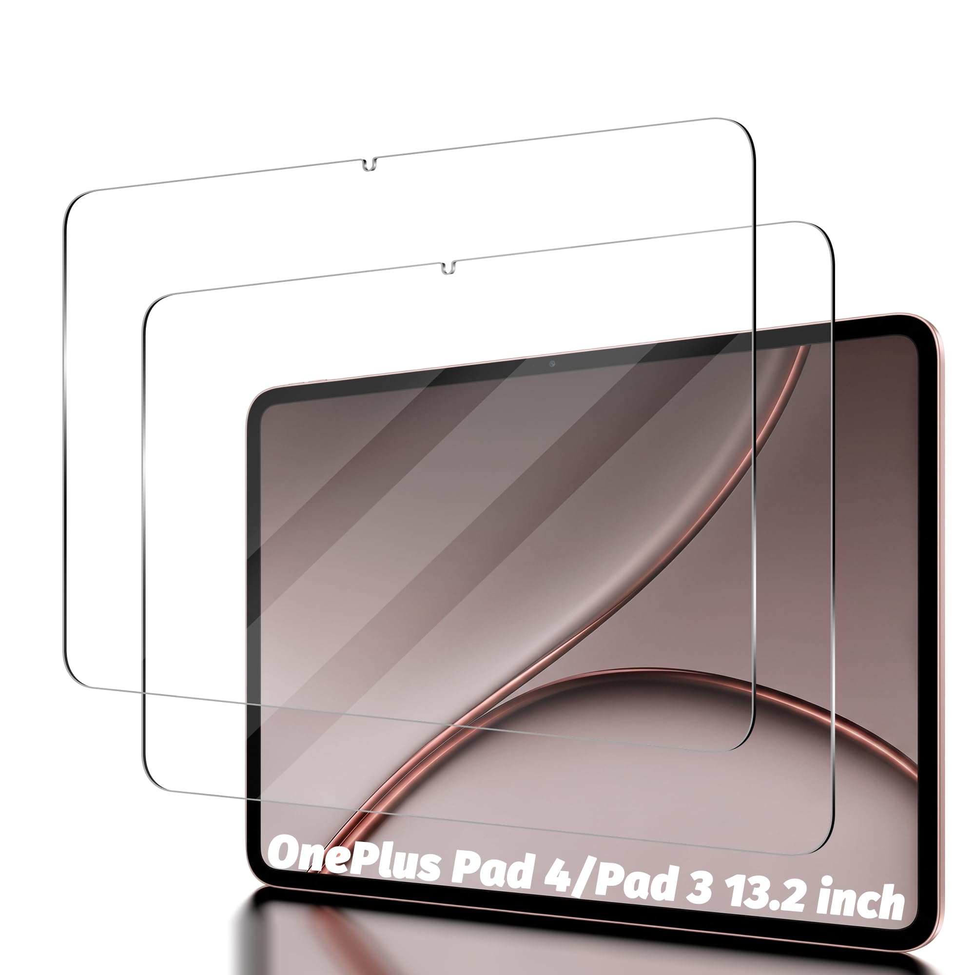 Orzero (2 Pack) Compatible for Oneplus Pad 3 13.2 inch 2025 Tempered Glass Screen Protector, Protector De Pantalla 9H High Definition Anti-Scratch Bubble-Free