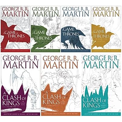 A Game of Thrones: The Graphic Novel Series Complete 7 Books Set
