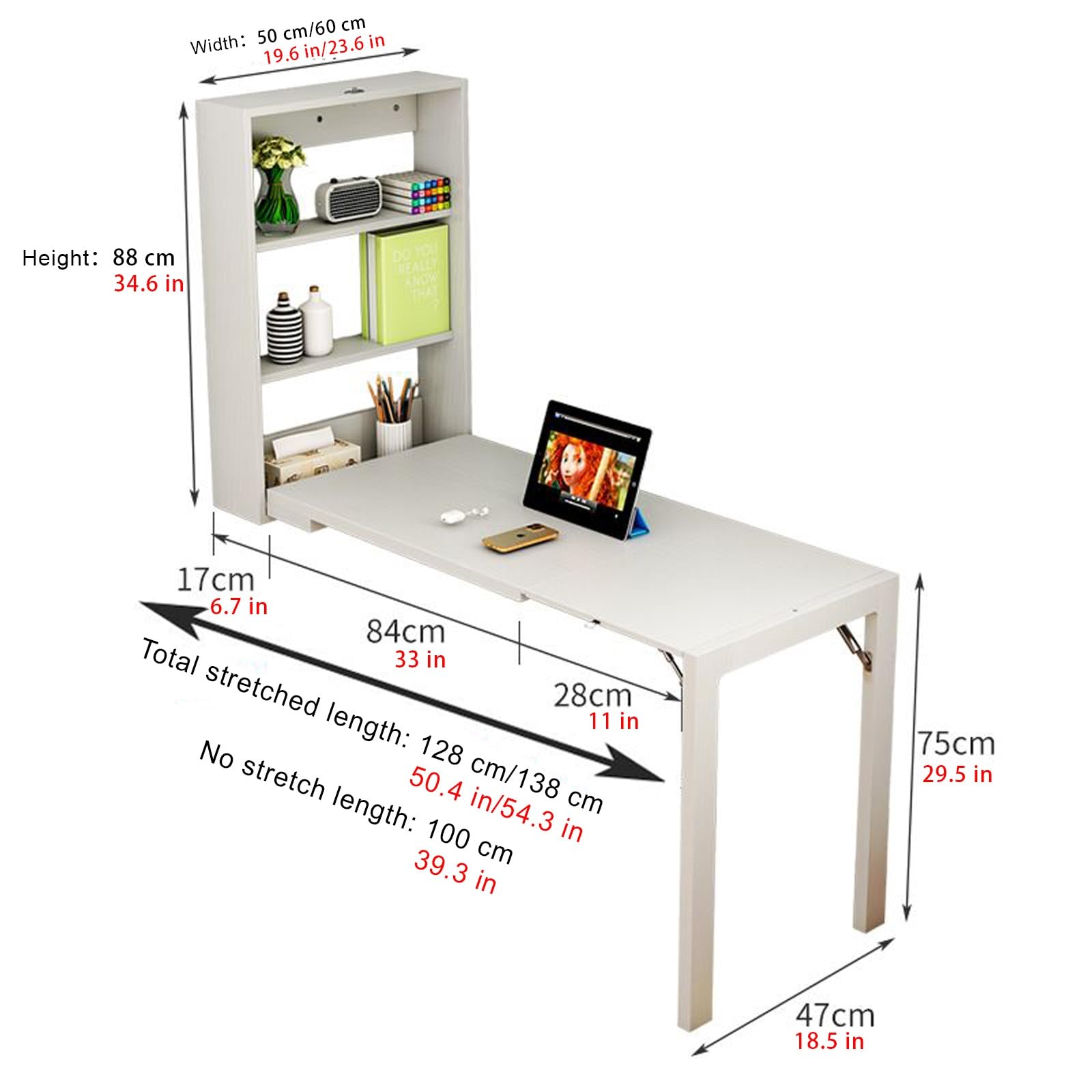 Amazon.co.jp: 壁掛けテーブル 棚受け金具 折りたたみ 多機能壁掛け