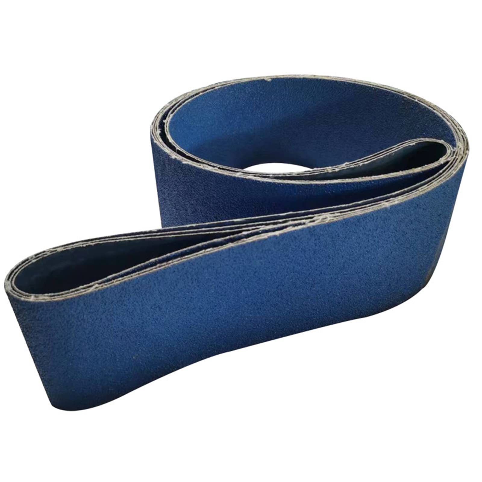 Bande abrasive, bandes abrasives, accessoires for ponceuses à bande, 5 pièces de 3000 x 100 mm, 118 x 3,9 cm, bandes abrasives en corindon de zirconium bleu for meuleuse d'angle (couleur : 40#) (Colo