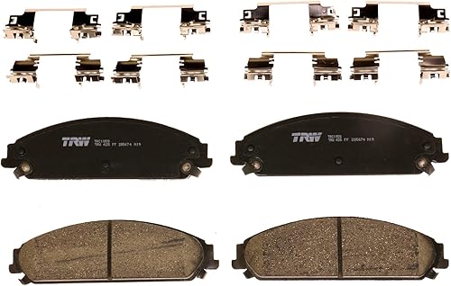 TRW Pro TRC1058 Juego de pastillas de freno de disco para Dodge Charger 2006-2020, delanteras y otras aplicaciones