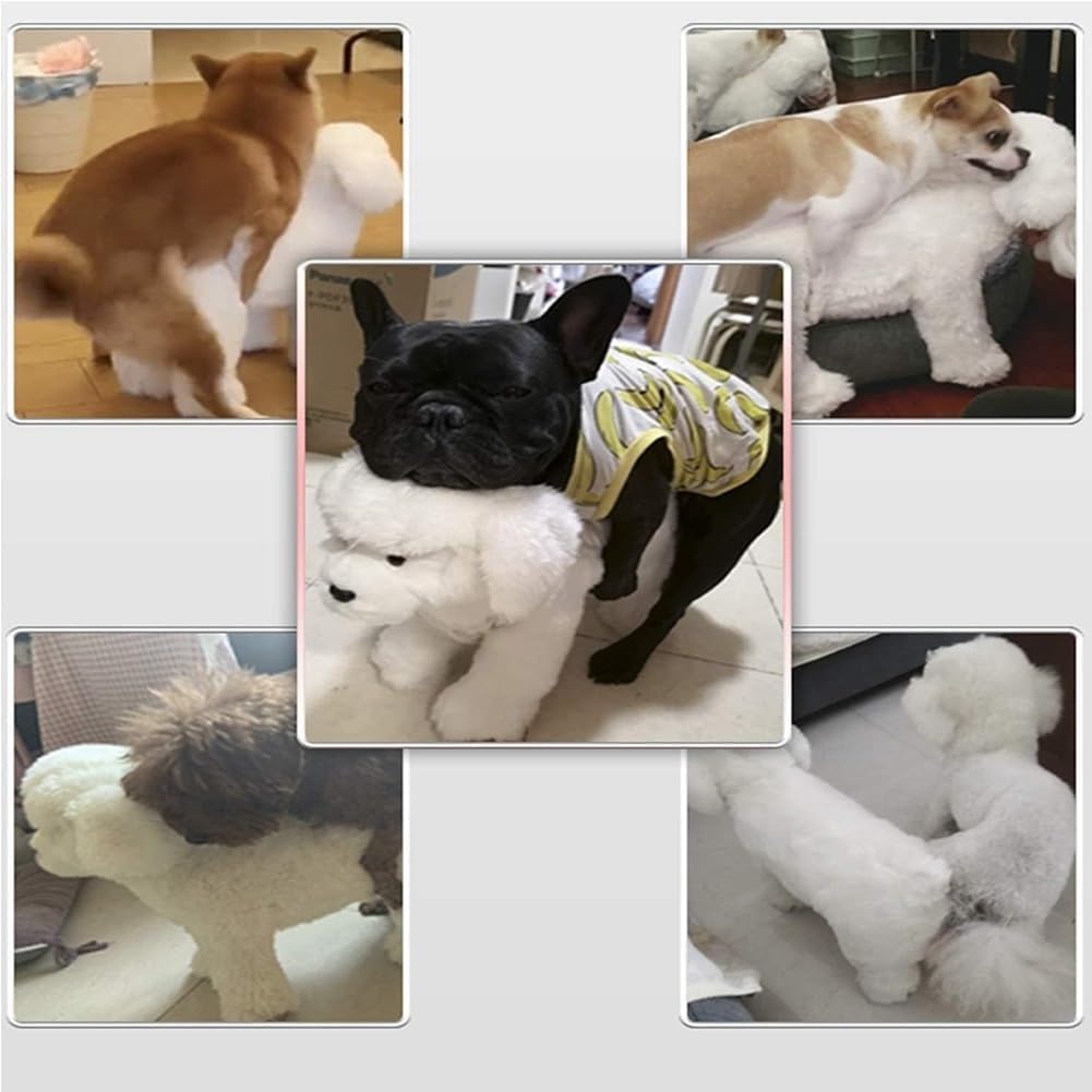 Sleep Estrous Toys for Dogs, Male Dog Simulation Pairing Toy, Pet Enemy Anxiety Relief, Breather Toy Aid for Small Dogs, Bulldog, Teddy, Hausi