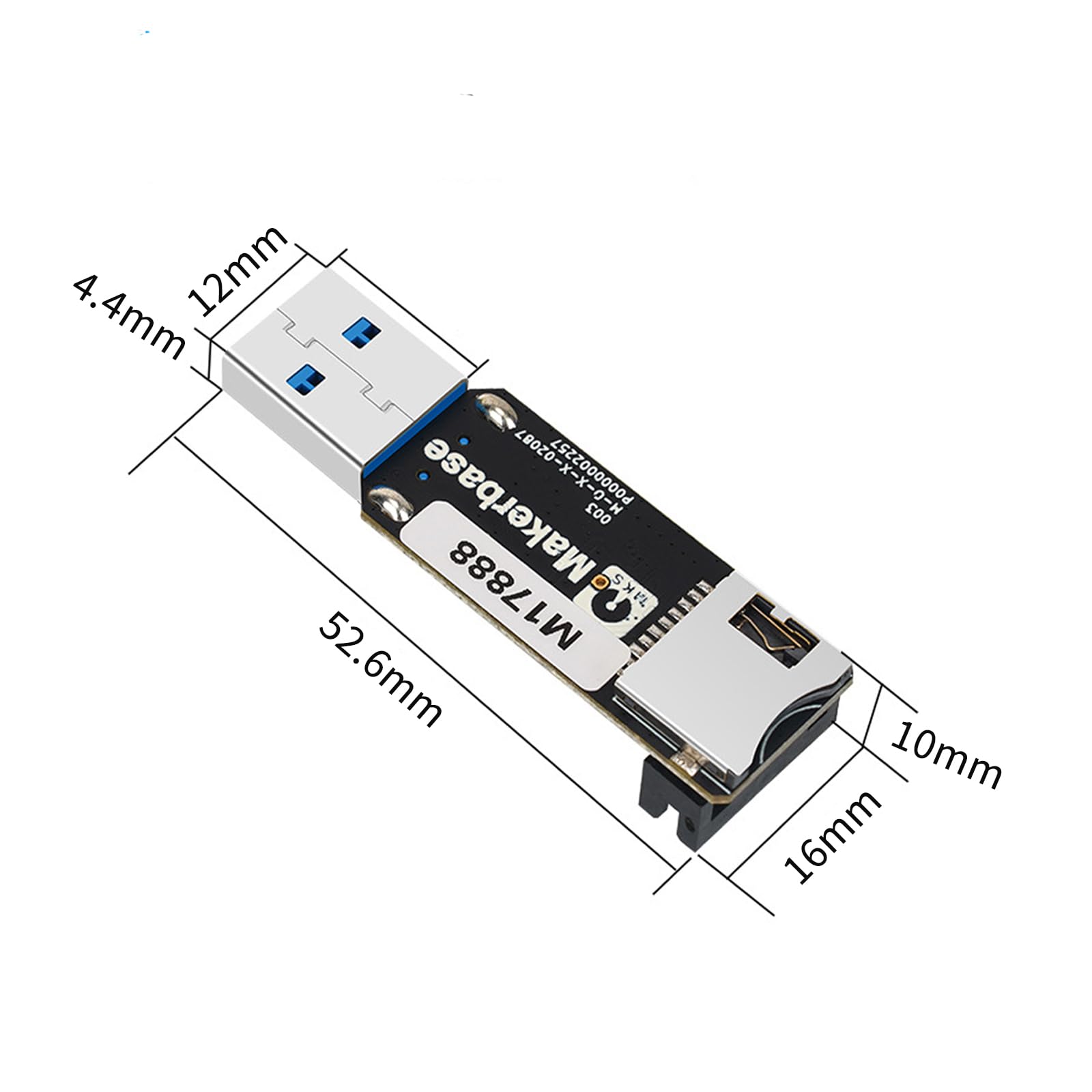 Adapter MKS EMMC V2 USB 3.0 moduł czytnika kart, szybki i wydajny transfer danych, do kart modułowych EMMC i akcesoriów biurowych