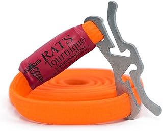 RATS GEN 2 Rapid Application Tourniquet System | Life Saving | Hemorrhage Kit | Emergency | First-Aid | Survival (Orange, 1 Pack)