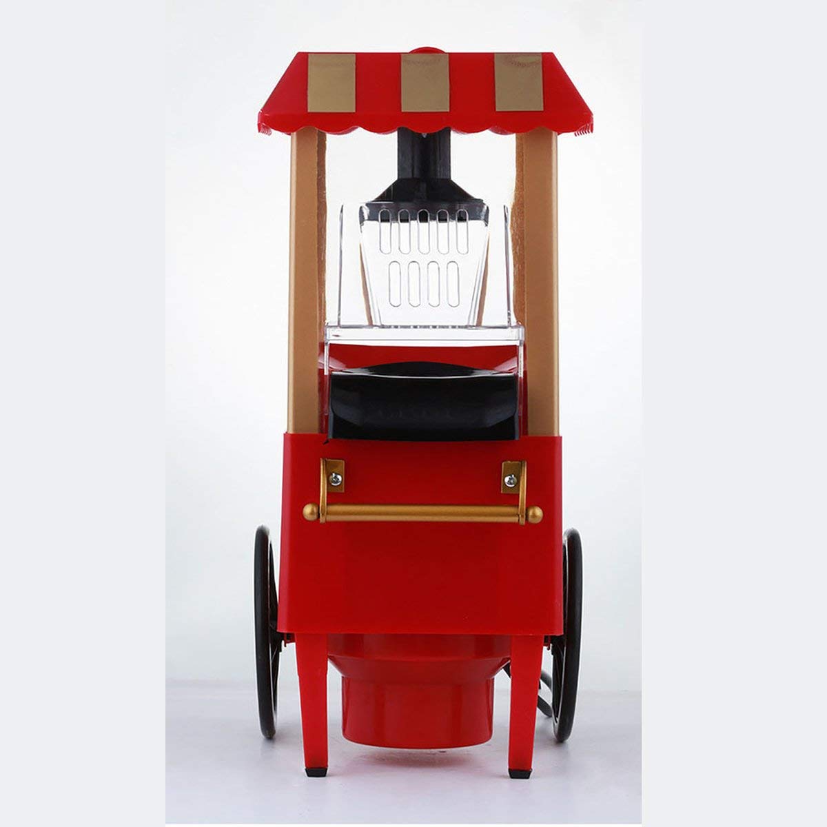 Macchina per Popcorn Stile retrò Mini Macchina Portatile per Zucchero Filato per Uso Domestico Macchina Semplice ed Elegante Rossa 220-240V