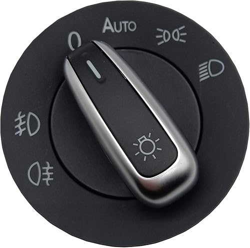 Miniatura 2 de 5ND941431B - Interruptor de control de faros delanteros antiniebla, interruptor integrado compatible con Volkswagen VW 2009-2012 CC, 2007-2012 Eos,