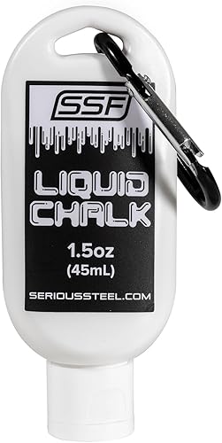 SERIOUS STEEL FITNESS Tiza líquidatiza líquida para levantamiento de pesas (1.5 oz 1.5 fl oz) para levantamiento de pesas, escalada en roca, tiza