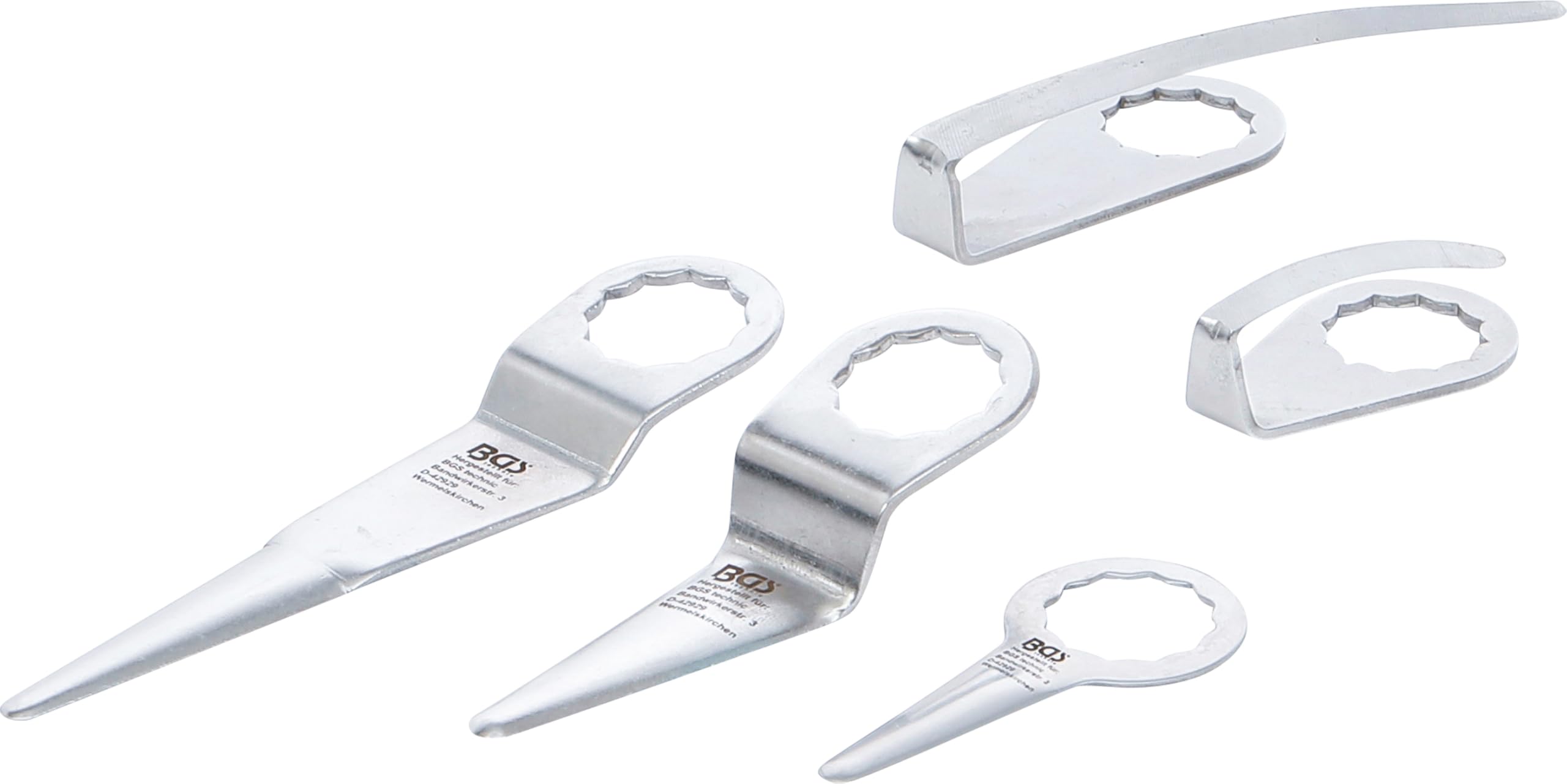 BGS 3338 | Juego de cuchillas para sacalunas neumático | para BGS 3218, 9291 | 5 piezas