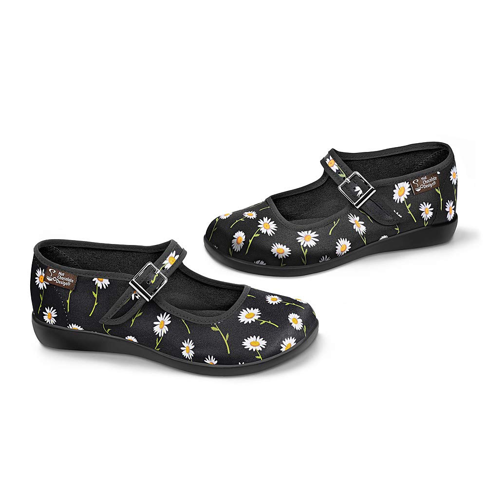 Hot Chocolate Design Hot Chocolate Design Chocolaticas Funky Canvas Women's Mary Jane Flat Shoes in use