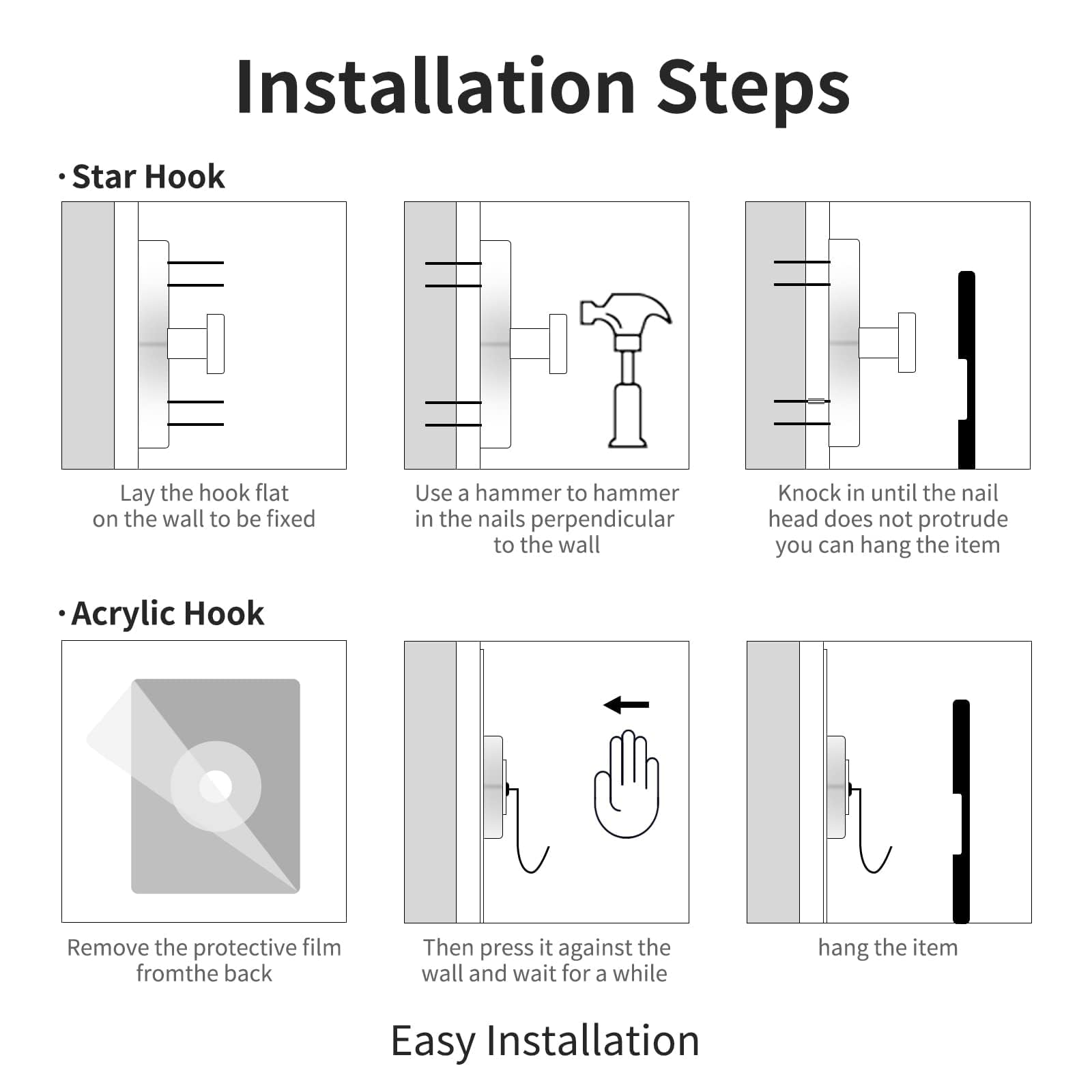 12 Inch Wall Clock Modern Battery Operated Silent Non Ticking Analog for Bedroom Office Living Room Home Kitchen Bathroom(Black)