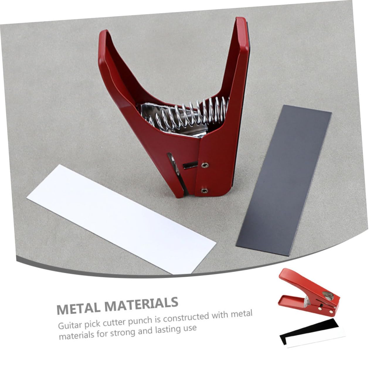 Gitarren-pick Cutter Präzisions- Für Individuell Gestaltete Gitarren-picks Kreatives Handwerkzeug Für Musiker Und Bastler Rote Ausführung Langlebig Und Sicher Der Anwendung