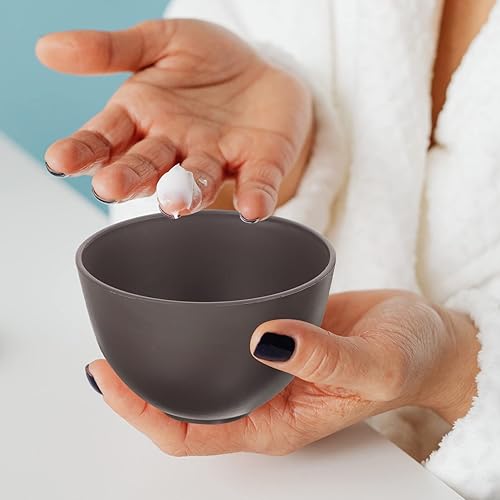 Miniatura 5 de Cuenco facial de bricolaje, 1 juego de tazones de silicona para el cuidado de la piel, herramienta de mezcla de silicona para condimentos, cuenco de