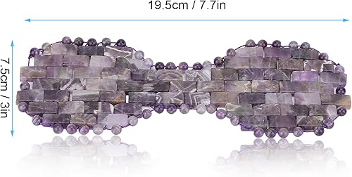 Miniatura 4 de Amatista para dormir, mejora el ojo de cuarzo del círculo oscuro que se adapta a la piel de la cara para descansar para hombres