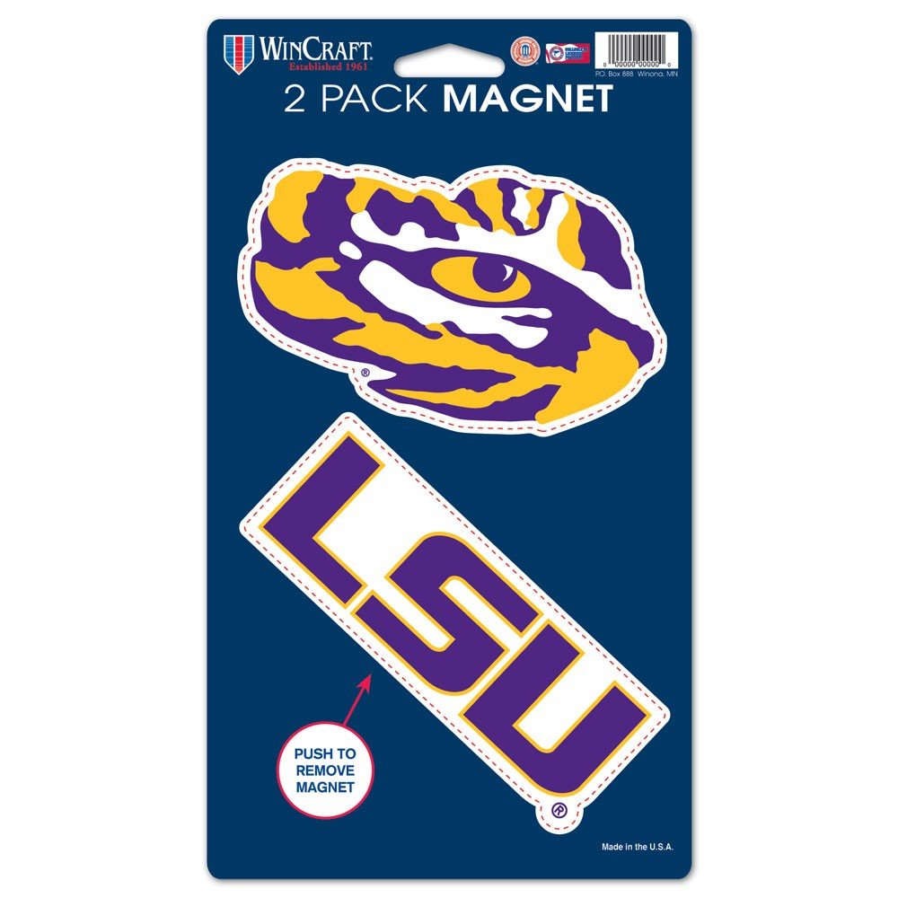 NCAA Louisiana State University WCR29059014 Magnets (2 Pack), 5