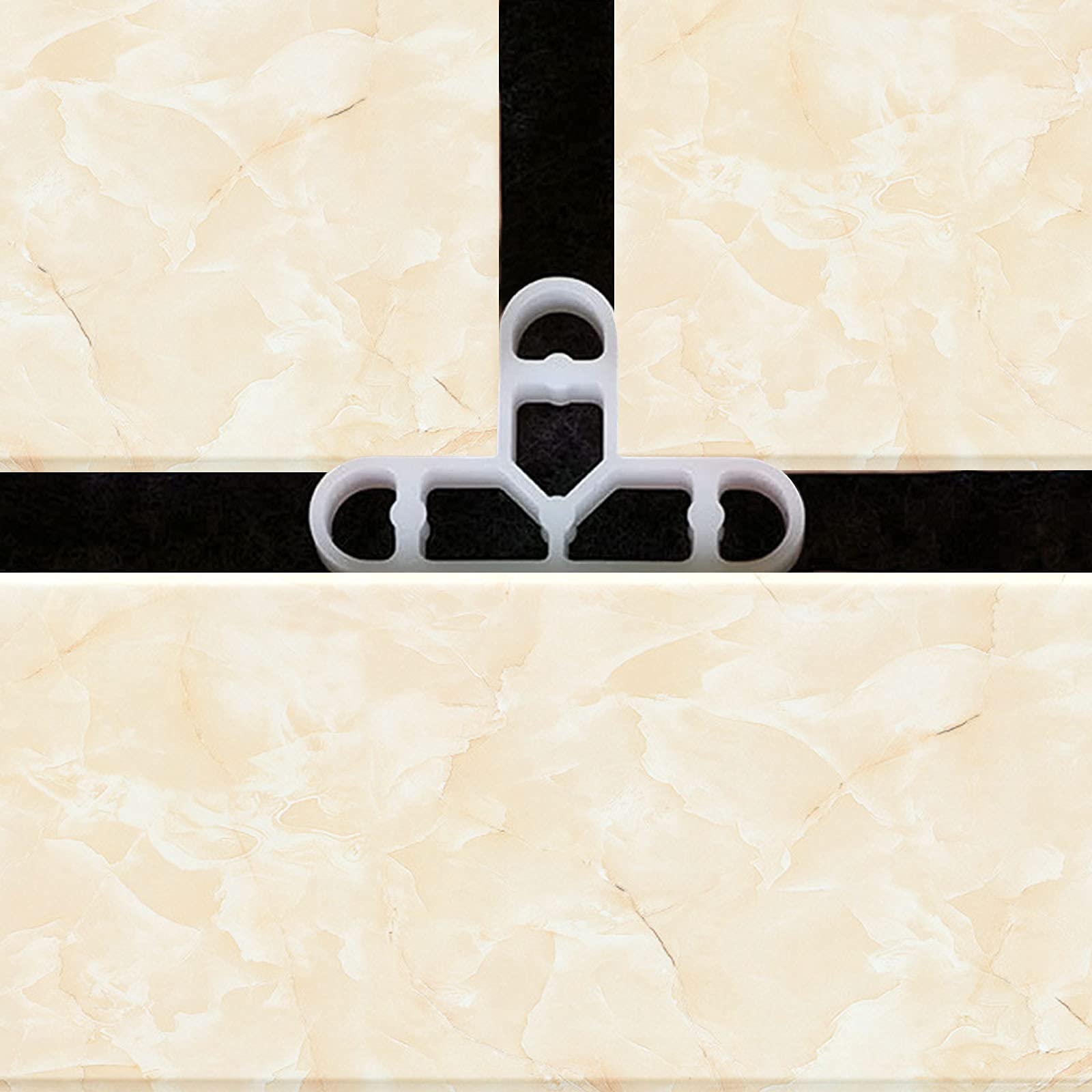 Fliesen-Abstandhalter, T-Form, Abstandshalter aus Kunststoff, Hohlstruktur für Heimwerker, Pflastersteine, Fliesen, Wand, Garten, 800 Stück