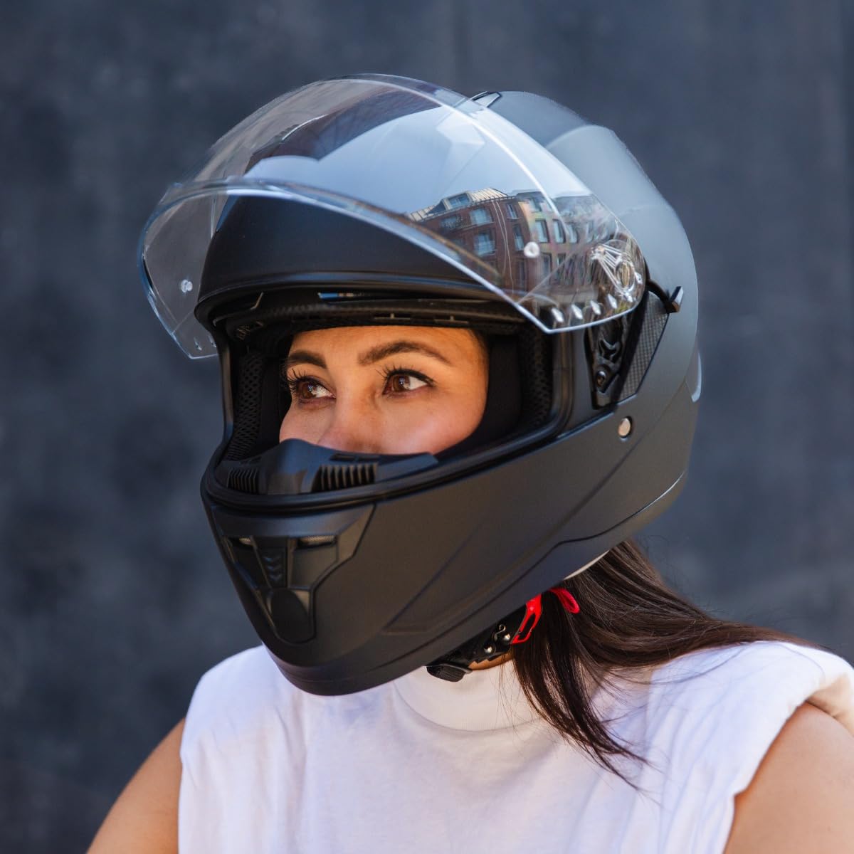 VINZ Kennet Integralhelm ECE 22.06 PINLOCK vorbereitet Motorradhelm Vollvisierhelm Fullface Helm XS-XXL