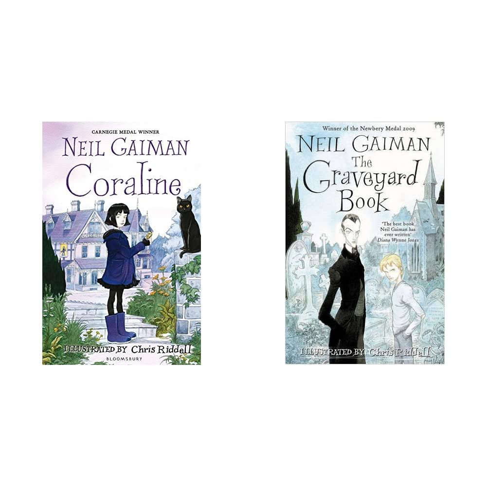 Coraline + The Graveyard Book (Set of 2 Books)
