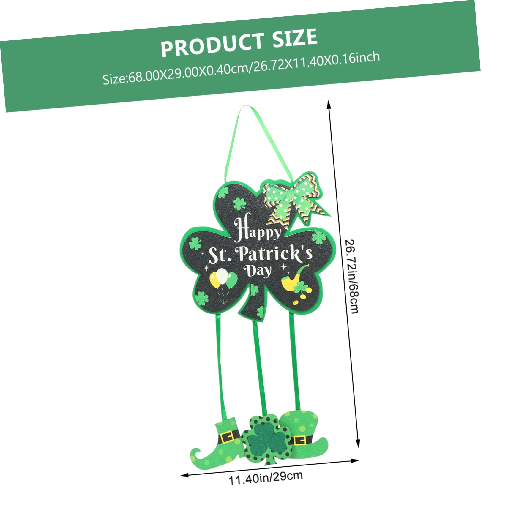 Garneck . Patricks Day Stem Decorations Hanging Decorations Saint Patrick's Day Door Hanger Festive Theme