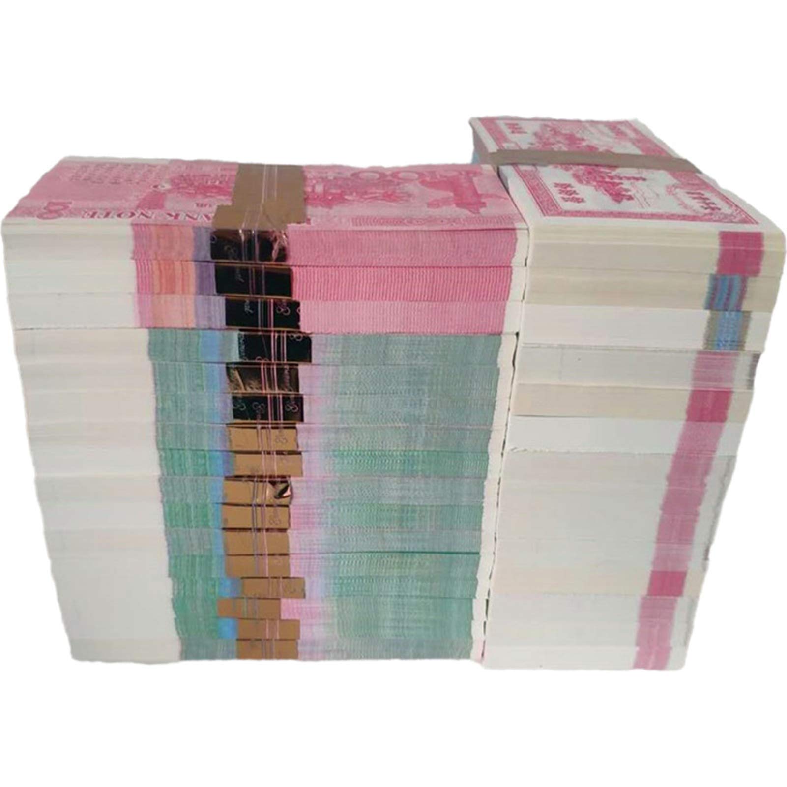 Waluta przodków, 1000 sztuk chińskiego papieru Joss, banknotów piekielnych, pieniędzy przodków spalonych w celu wzmocnienia więzi z przodkami na pogrzebie święta Ching Ming/wielokolorowe