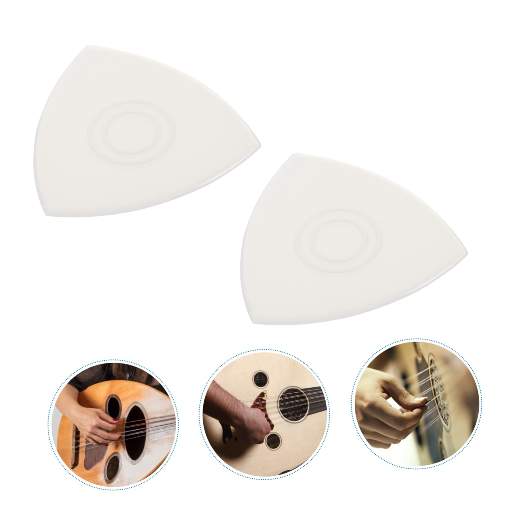 BESTonZON 48 Pz plettro di nylon plettro per chitarra elettrica plettro per chitarra acustica plettri chitarra plettro chitarra plettri per esercitarsi con la chitarra accessori per ukulele