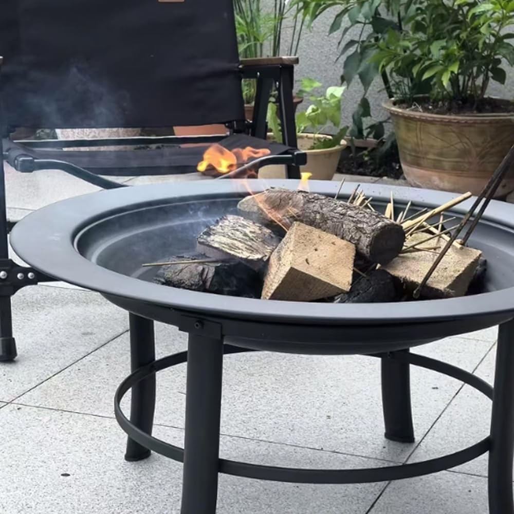 Bracieri per barbecue all'aperto, grandi stufe riscaldanti, bracieri a carbone, barili da campeggio per bruciare la spazzatura all'esterno, bracieri a legna per il riscaldamento invernale domestico+