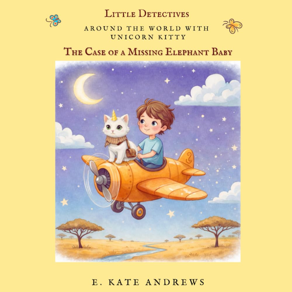 Around the World with Unicorn Kitty: The Case of a Missing Elephant Baby (Unicorn Kitty Adventures)