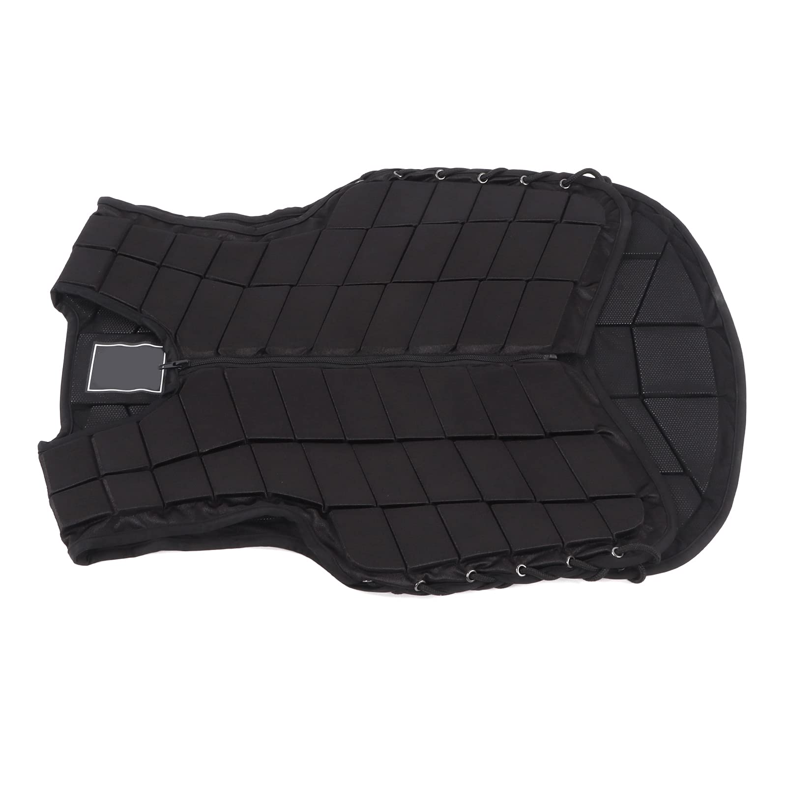 HaowecibEquestrian Vest, Equestrian Protective Black Vest Protector Durable and Sturdy for Unisex for Adults Boys Girls Children(S)