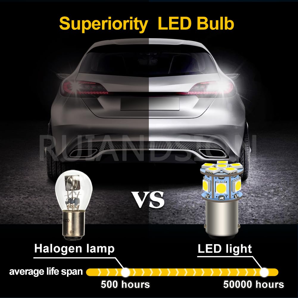 2 x BA15D 1142 1078 DC 24 V super jasne chipsety 5050 12SMD biała żarówka LED do światła cofania, światła kierunkowskazu, światło tylne