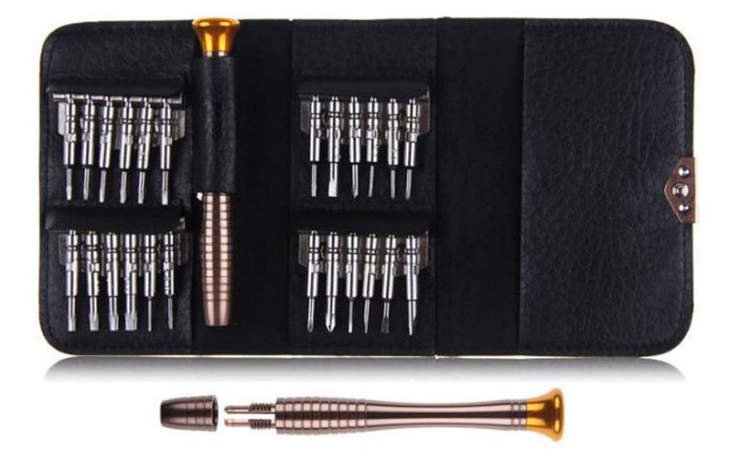 GOCART WITH G LOGO 02GC002-25IN1TK Screwdriver Set Silver, Small
