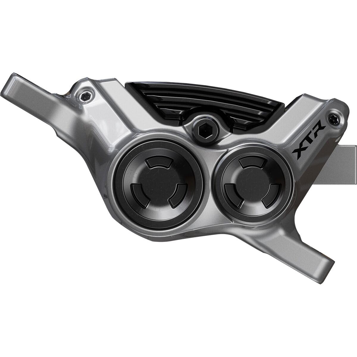 SHIMANO Freno a disco XTR BR-M9200 e leva BL-M9220 - Destra/Poster, montaggio montante, pinza a 2 pistoni, tubo SM-BH90-SS, pastiglie metalliche, grigio
