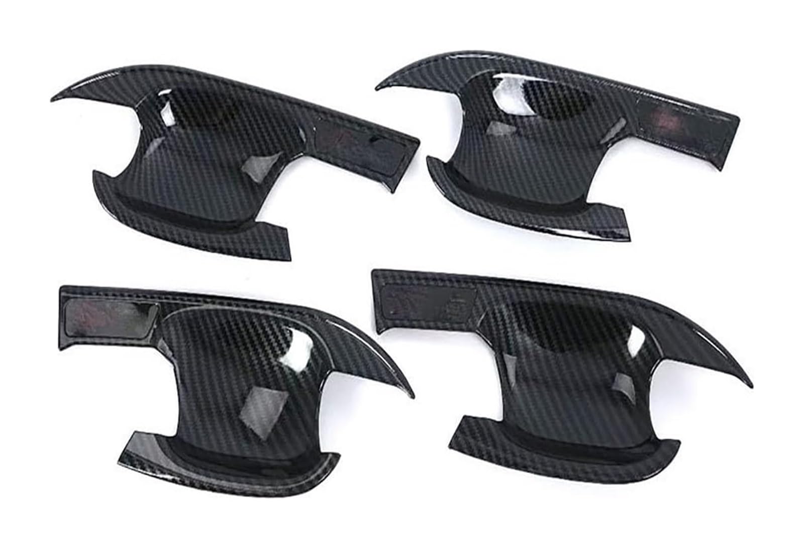 STRJUS Car Door Handle Cover for Q5L 2018 Full-Coverage Door Handle Bowl Decoration Anti-Scratch Modification Accessories Protector(Blade Door Bowl Carbon Fiber)