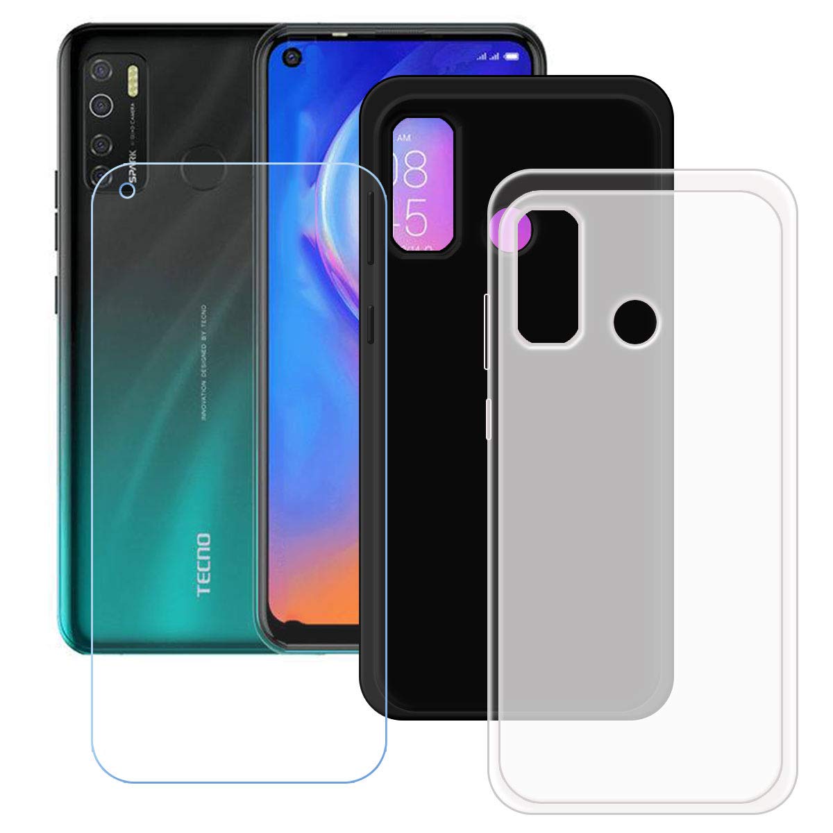 Mozomart Tecno Spark Power Back Panel Tecno Spark Pro Back Cover