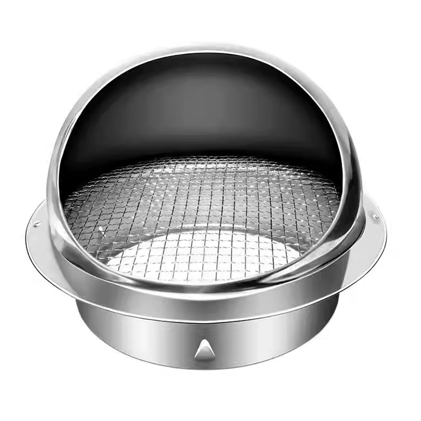 IGNVXMGKP Ventilation Chimney Cap，Hemispherical Design,Stainless Steel Chimneys Cowl Cap，Fireplace Chimney Cap, Flue External Roof Vent Cap, for Use with Gas and Electric Dryers(20cm/7.8")