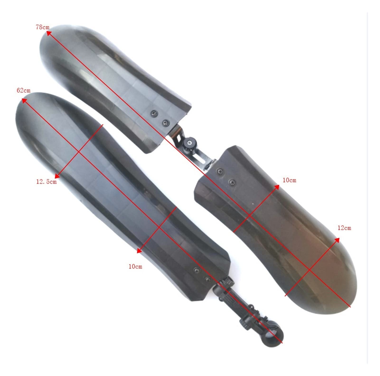 TRUSTTWO Śnieżne skrzydła rowerowe Błotnik Bike Fender 2 sztuk Przednie tylne błoto strażnik pasuje do 20 cali 26 cali MTB. Rowery rowerowe błotniki rowerowe The New