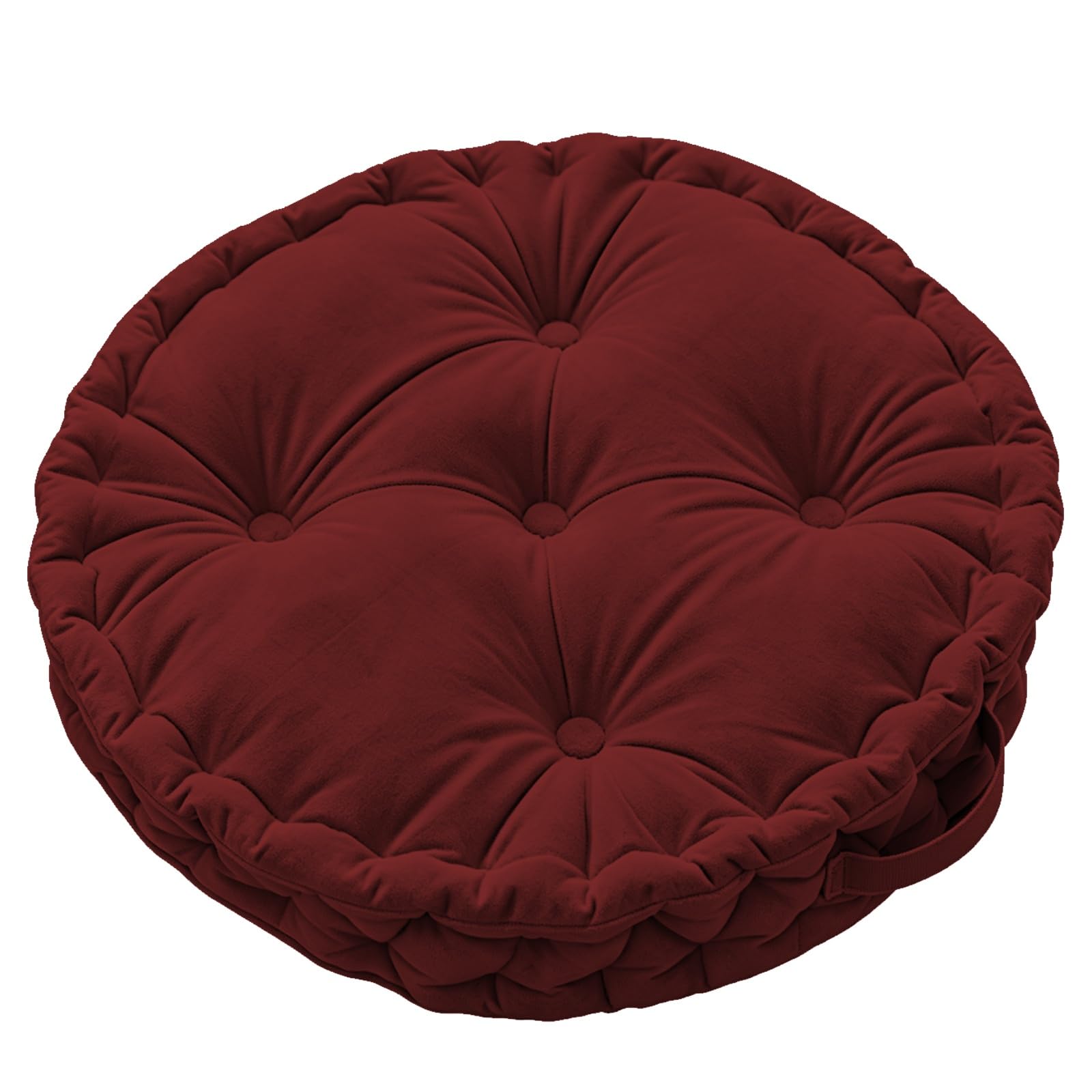 Cuscino rotondo all'aperto su ordinazione del pavimento tufted del velluto