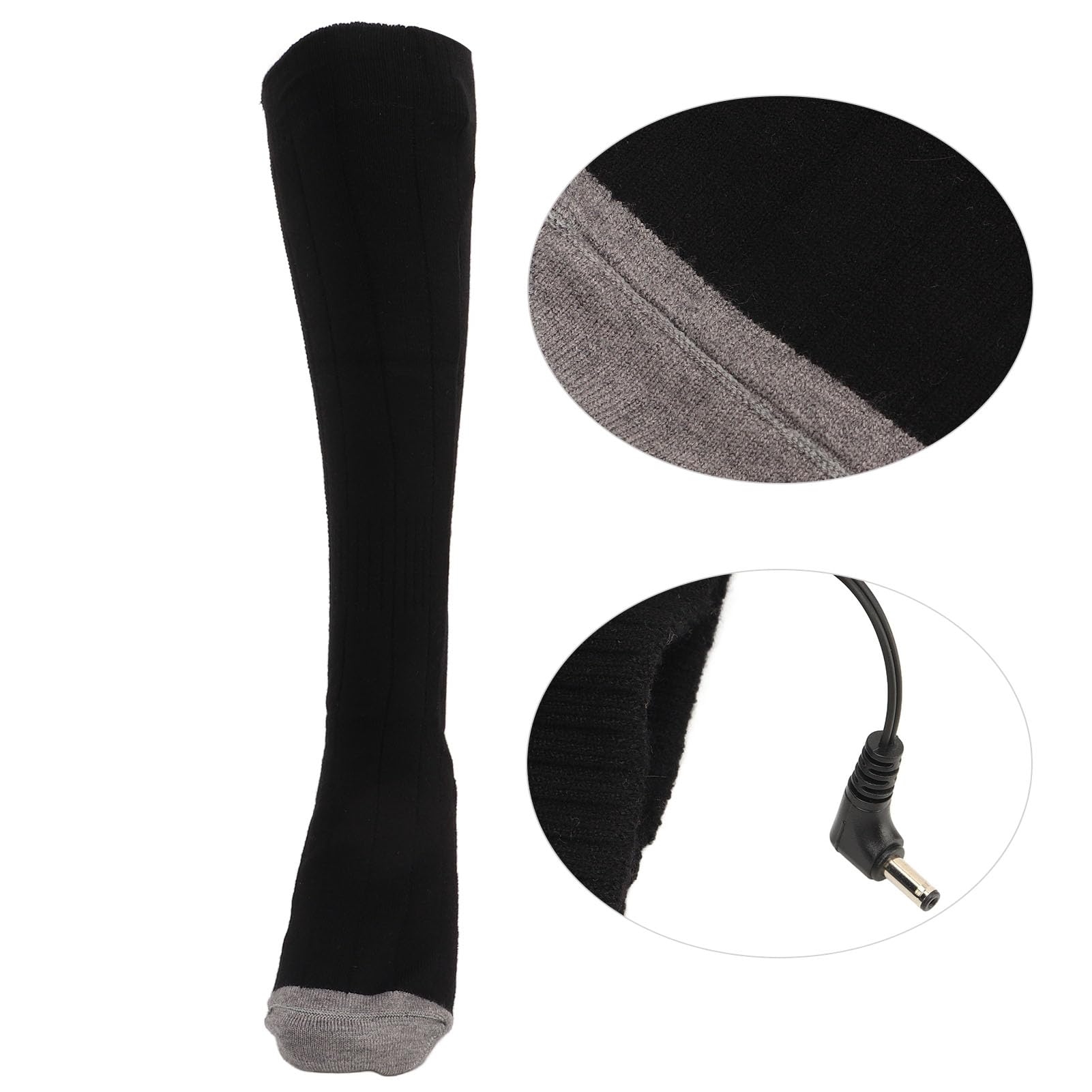 1 Pair Foot Warmers Socks Cotton Quick Heating Comfortable Breathable Heated Socks for Men Women