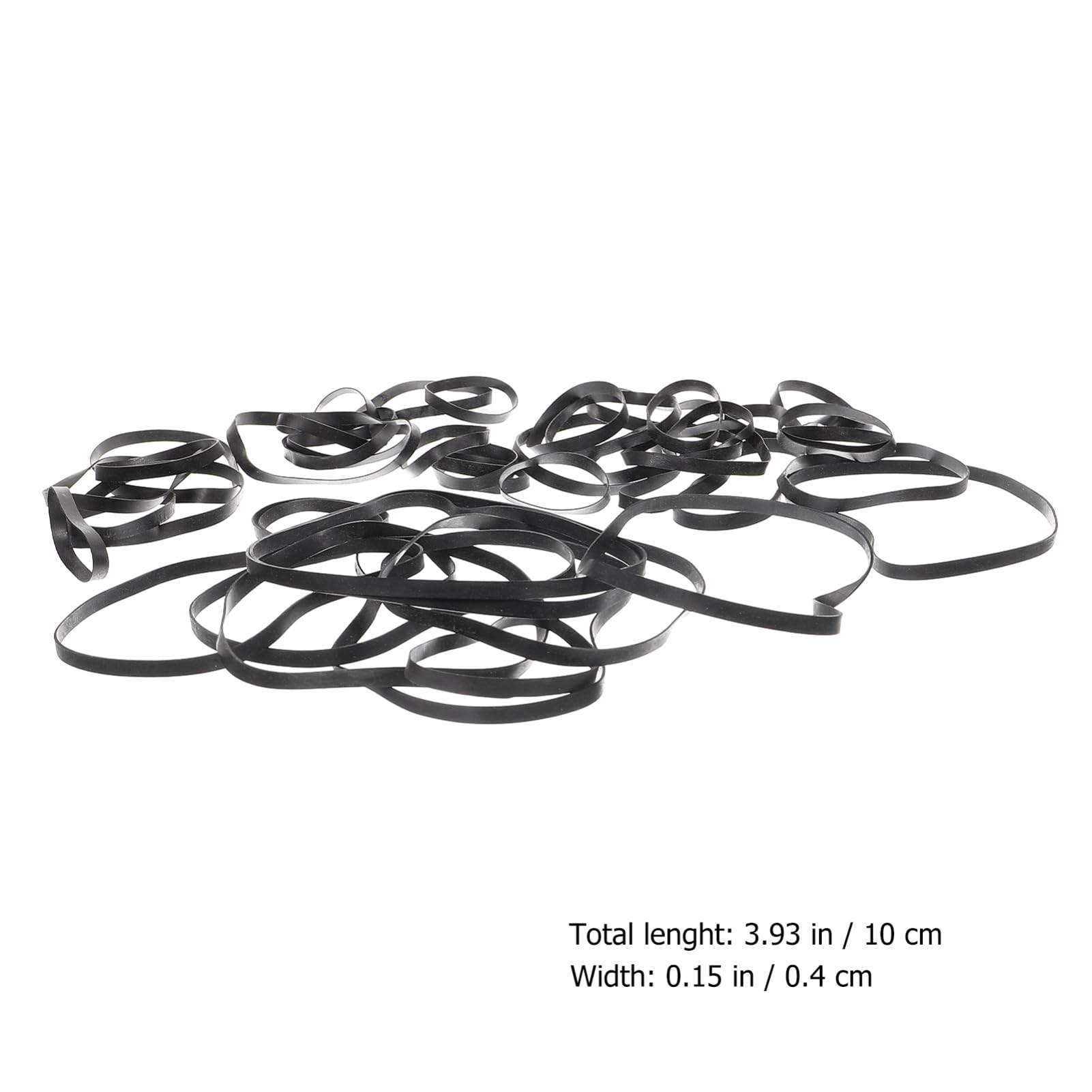 NUOBESTY 50 Pezzi Cinghie di Gomma Quadrate per Lettore di Cassette e Registratore a Nastro, Resistenti All’usura, Flessibili e Lisce, Ricambio per Lettori Cd, Dvd e Cassette per Uso