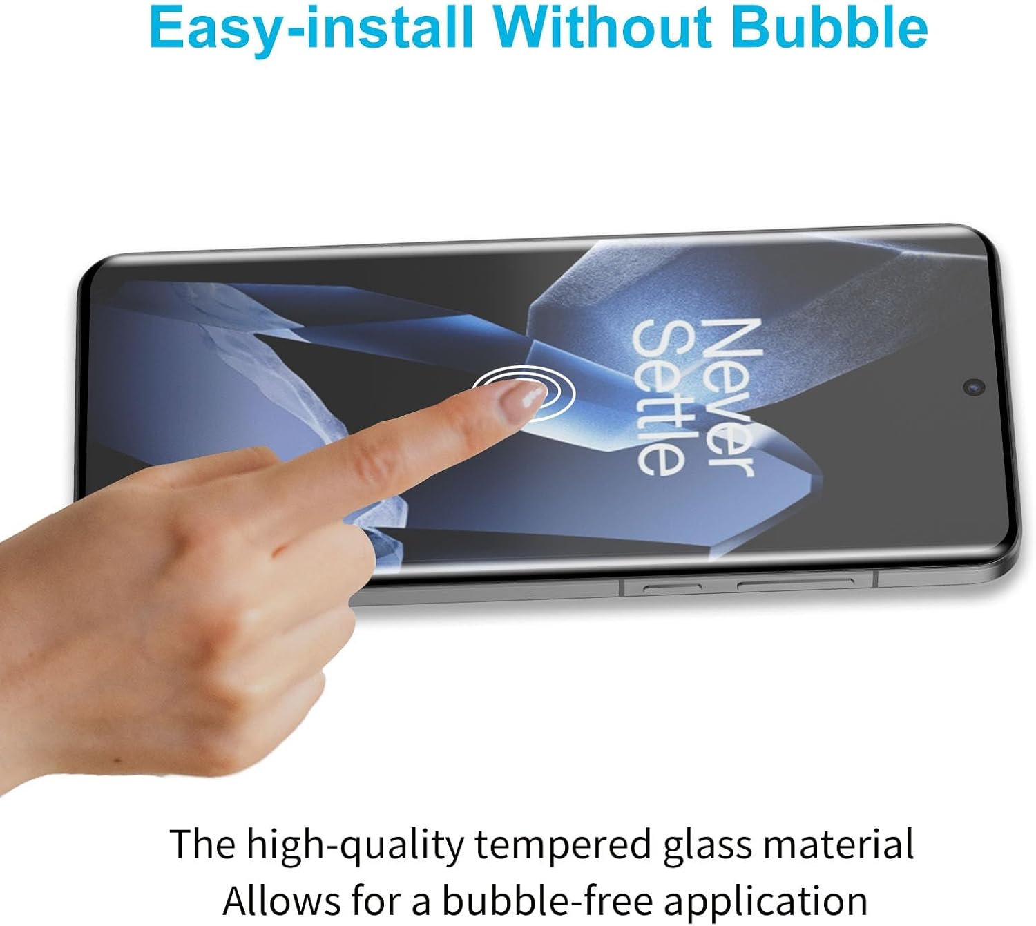 Didisky Screen Protector for Oneplus 13(Not for 13r,13t,13 Pro), 3 Pack Tempered Glass Film with 2 Pak Lens Protector, 3D Curved Full Coverage,Easy to Install,Scratch-Resistant,9H Hardness,Bubble Free
