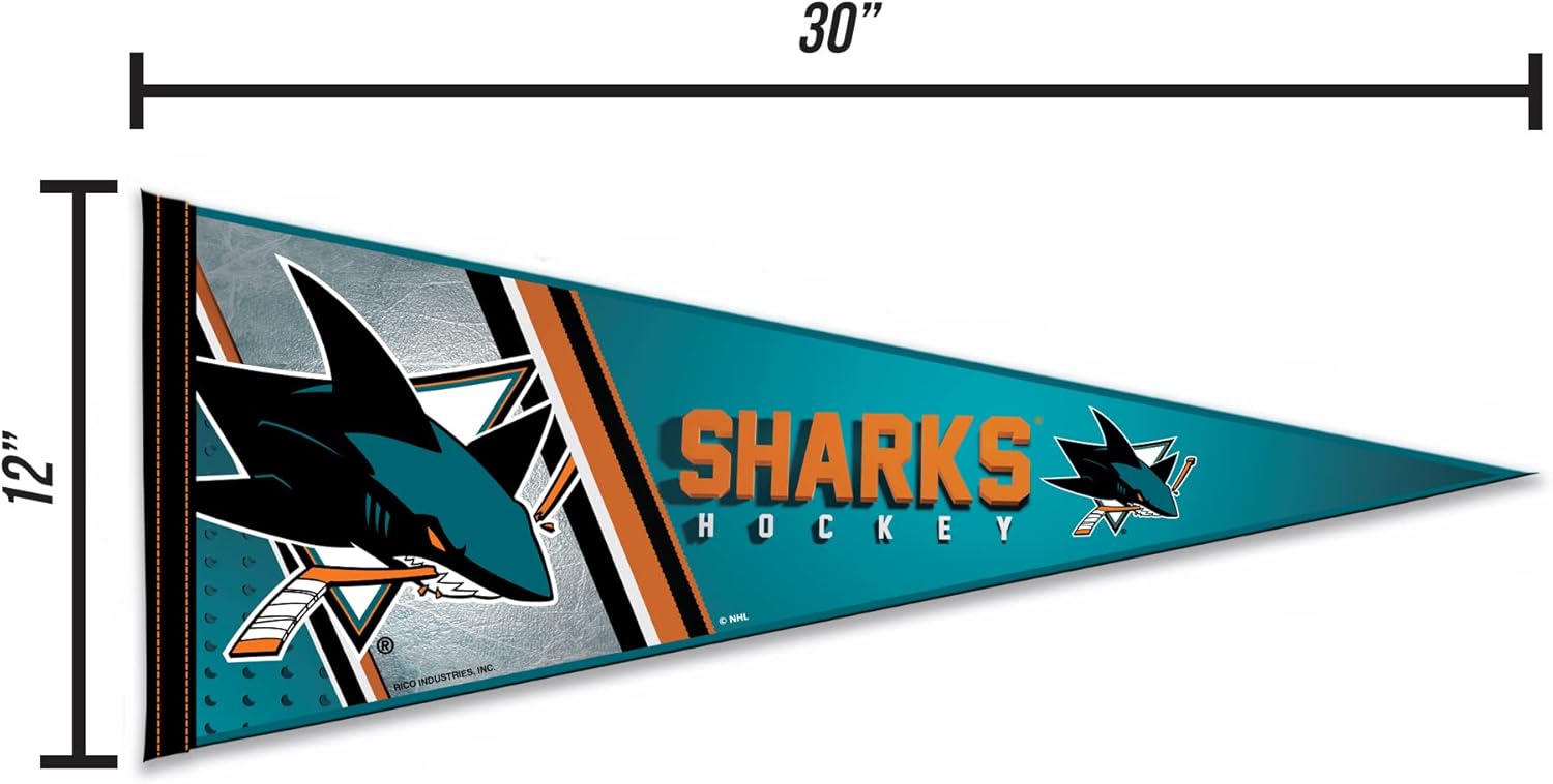 Rico Industries NHL Hockey 12" x 30" Felt Wall Décor Pennant - Great for Home/Bed Room/Man Cave Décor - Image 5