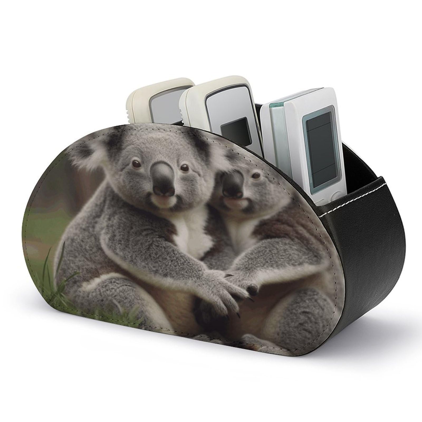 Btcowzrv Style Cute Koala Bear Remote Control Holder With 5 Compartments