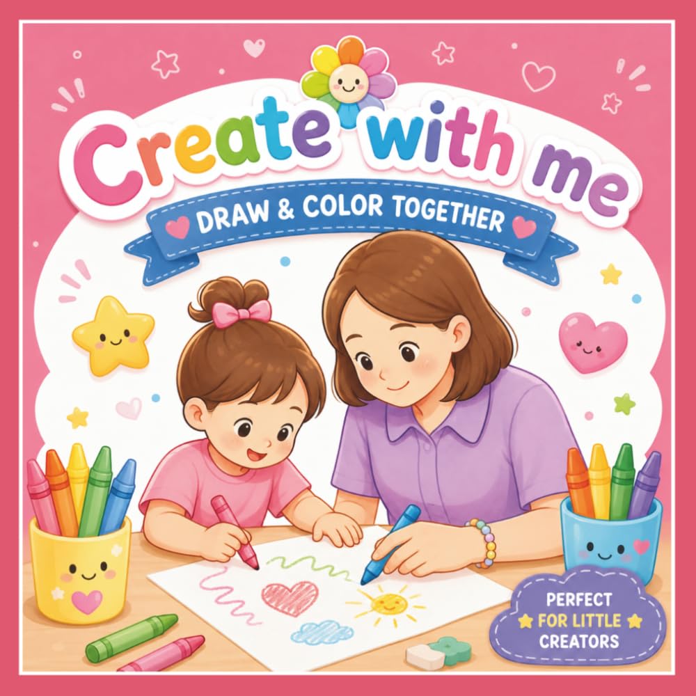 Create With Me: My First Scribble and Drawing Book for Toddlers Ages 2–4
