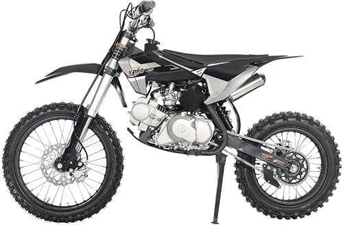 Miniatura 4 de X-PRO X17 125cc Dirt Bike con transmisión automática, arranque eléctrico, neumáticos grandes de 17"14" (negro)